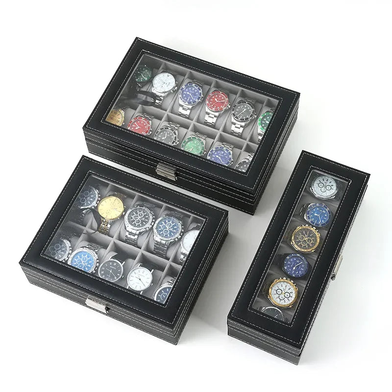 Uhrenbox Organizer Etui Aufbewahrungsbox passend für Uhren