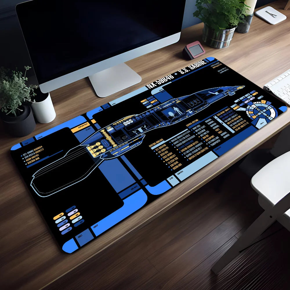 Großes Gaming Mauspad für Büro - Schreibtisch – Rutschfest - Verdickt