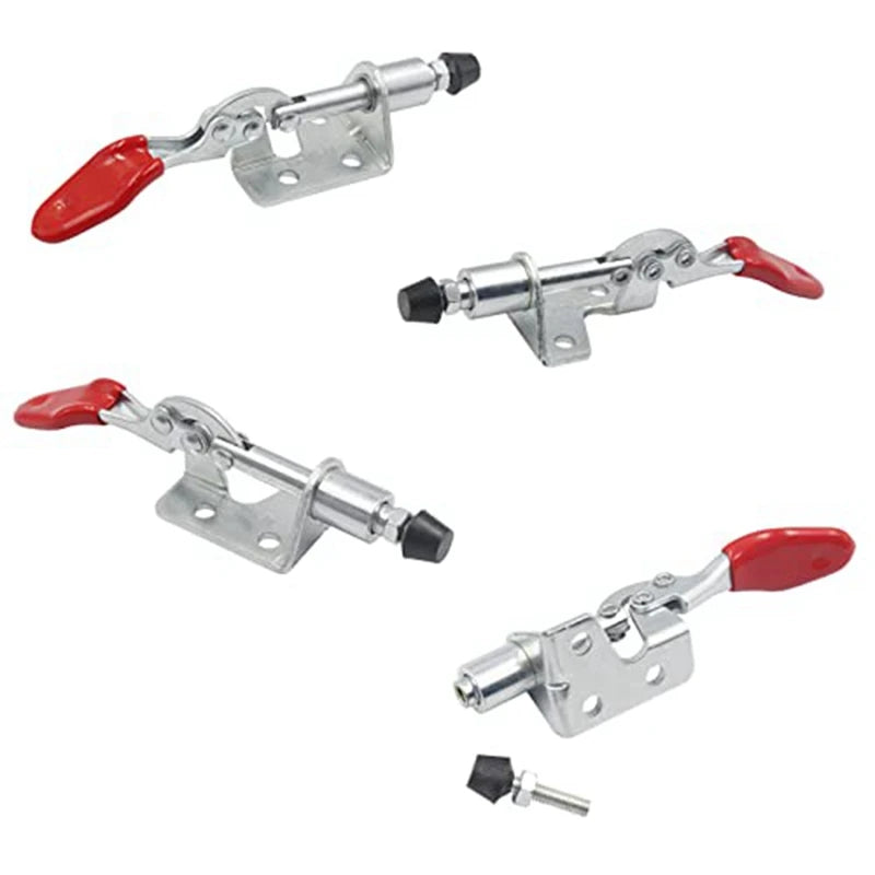 Push-Pull Kniehebelklemme 45kg Haltekraft Metall Schnellspanner Set