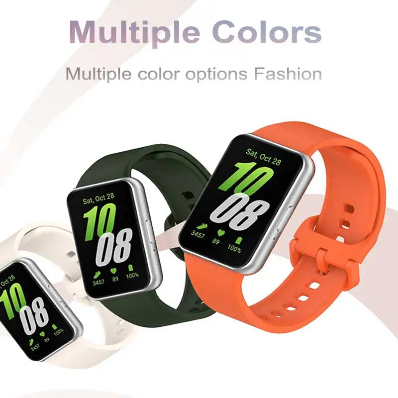 Silikon-Ersatzarmband kompatibel mit Fitness-Tracker Galaxy Fit 3