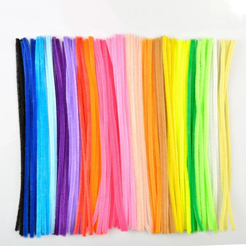 100er Set Bastelstäbchen für Kinder DIY Kreatives Spielzeug Zubehör