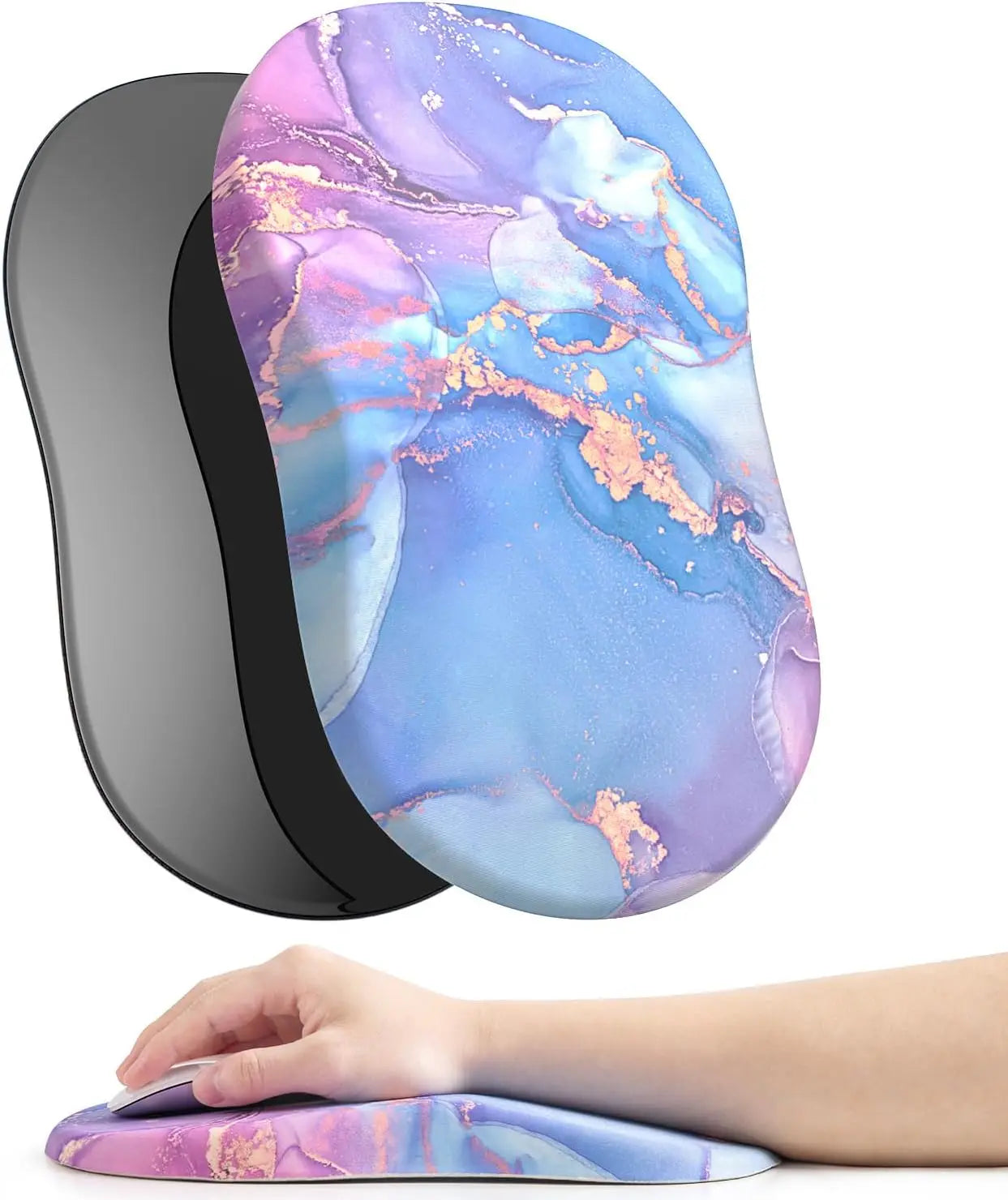 Ergonomisches Memory-Schaum-Mauspad mit Handgelenkauflage