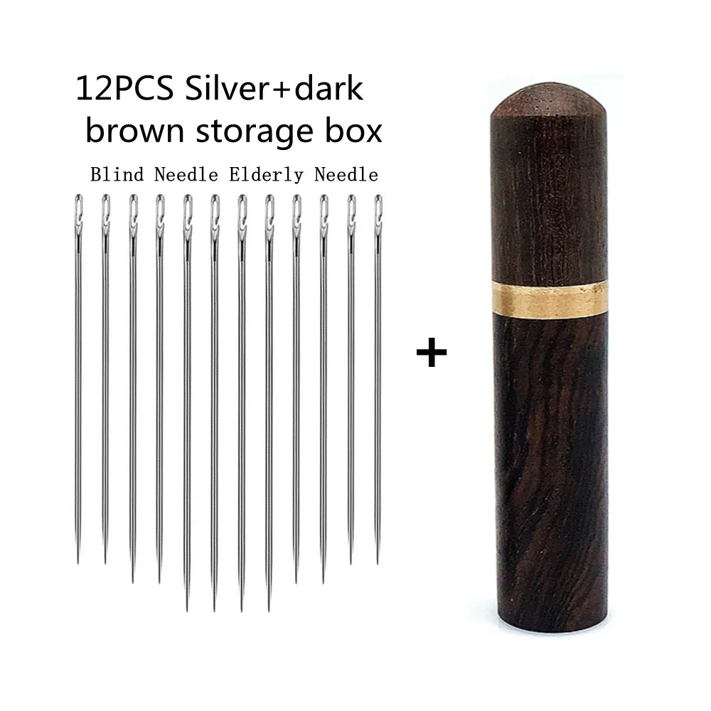 Edelstahl Blindnadeln mit Seitlichen Löchern zum Nähen und Einfädeln