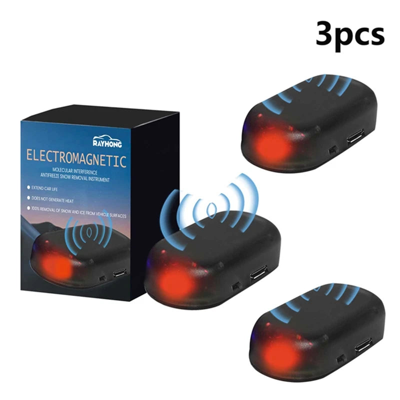 Set mit 5 Anti Frost Geräten für schnelles Autoauftauen