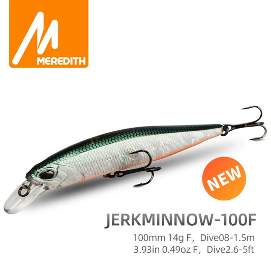 Minnow Wobbler Angelköder 14g Tiefe 80-150cm 24 Farben Auswahl
