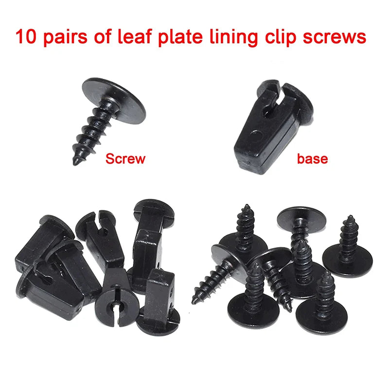 20er Set Torx Schrauben - Clips – Passgenau - Robust für VW, Audi, Seat, Skoda