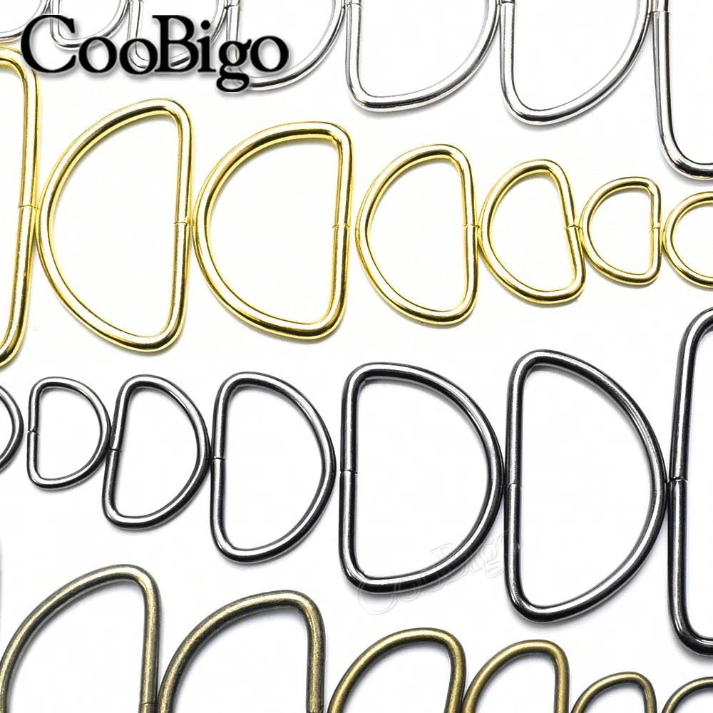 Metall D Ring Schnallen für DIY Taschengurt und Gürtel