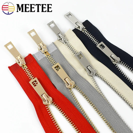 Metall Reißverschluss 80-120cm Automatische Sperre Doppel-Schieber-Yabubest - Home & More