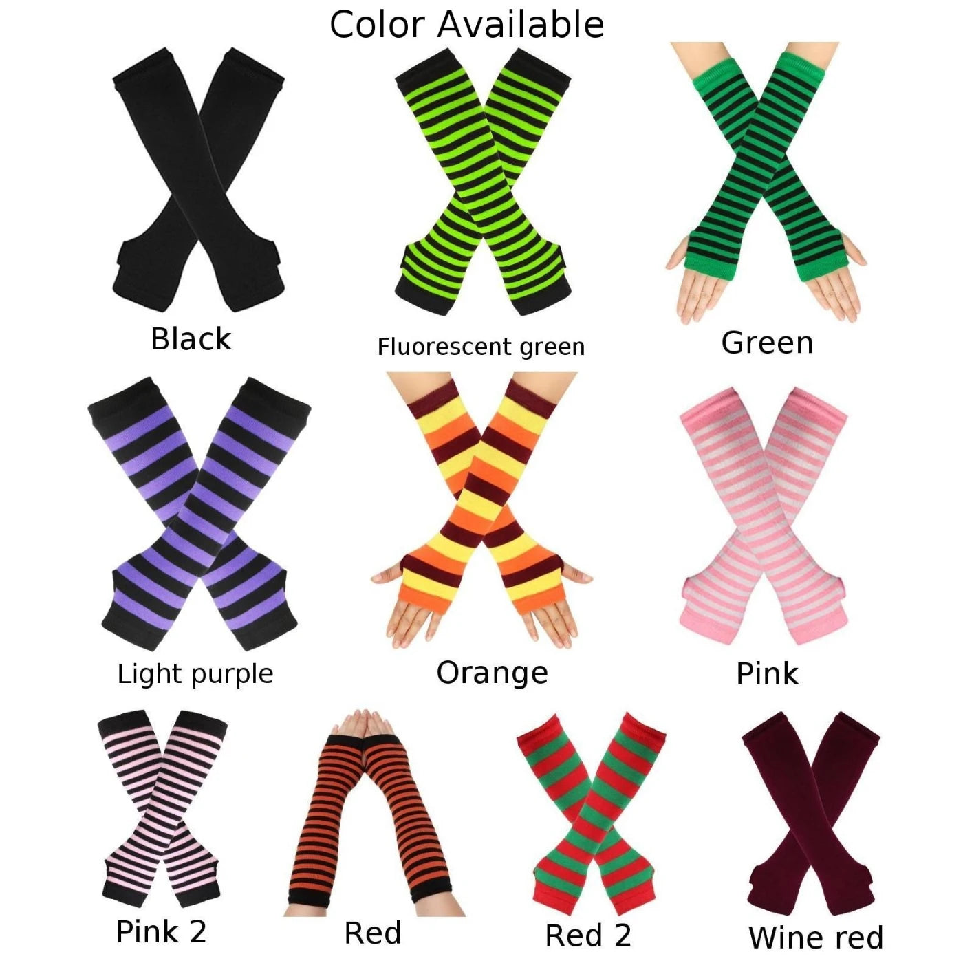 Damen lange Strickhandschuhe fingerlos für Wärme und Flexibilität