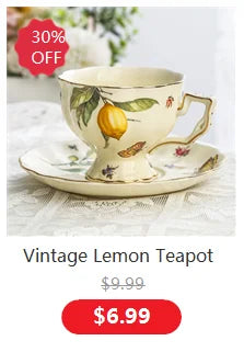 Kreatives Zitronen Keramik Dessertteller Set rund