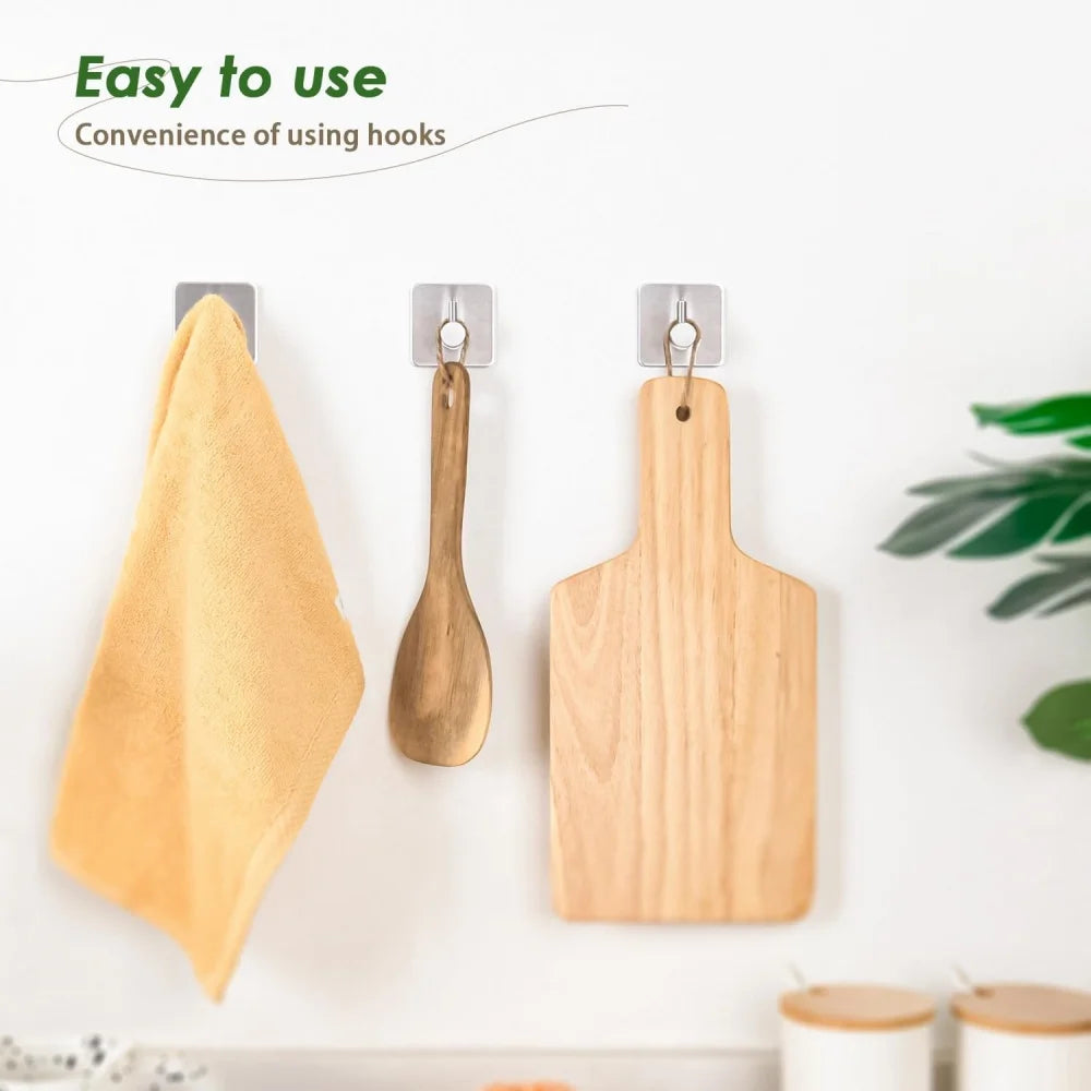 Selbstklebender Edelstahl Wandhaken für Handtücher und Kleidung