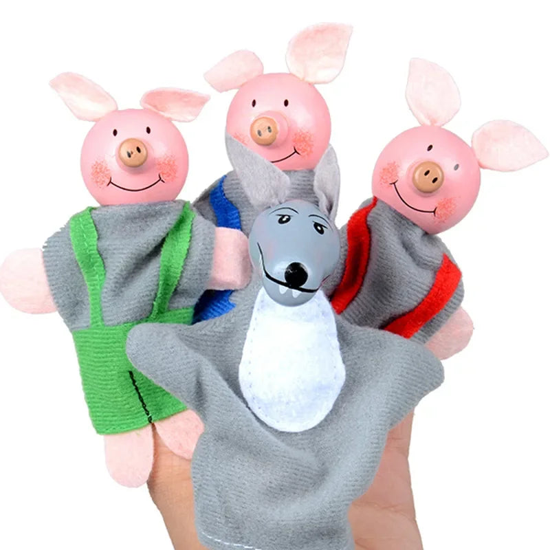 10-teiliges Tiere Fingerpuppen Set für Babys und Kinder