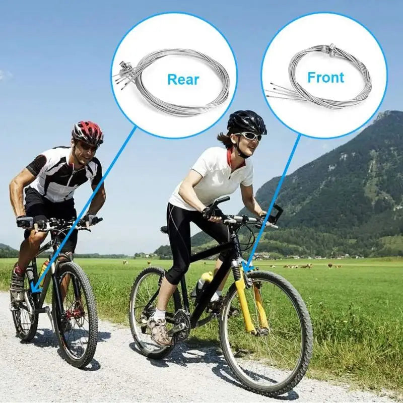 2M MTB Fahrrad Bremsleitung und Schaltzug Set mit Innendraht für Rennrad