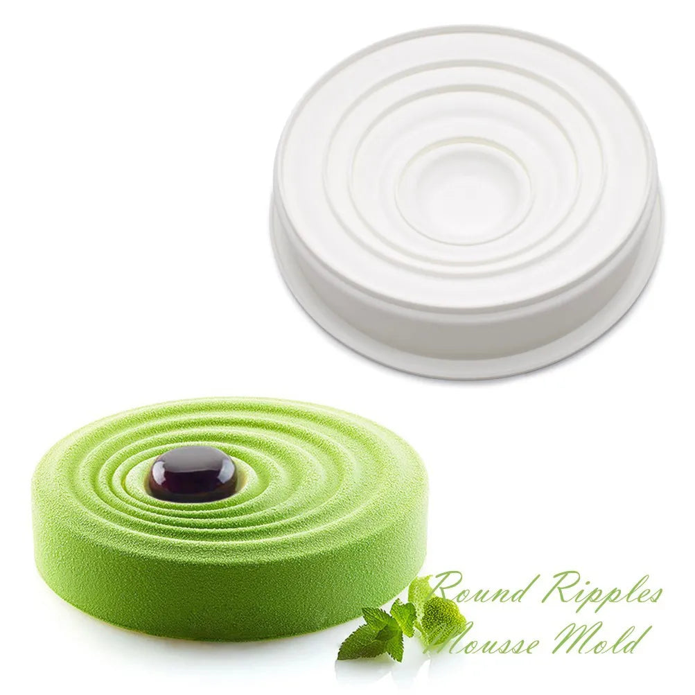 Runde Silikon Backform Große Blume für Kuchen Mousse