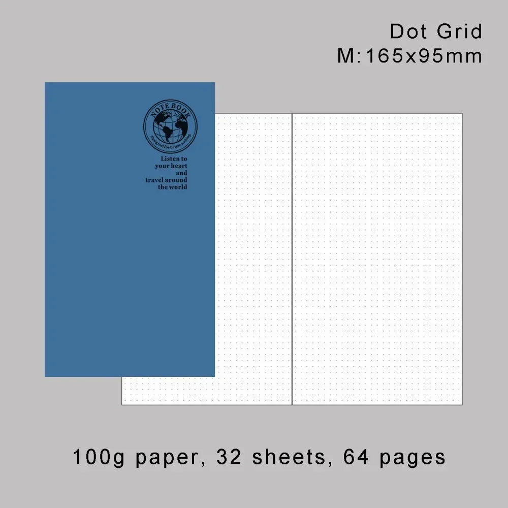 Retro Folien-Gold Nachfüllpapier Notizbuch – Verschiedene Varianten