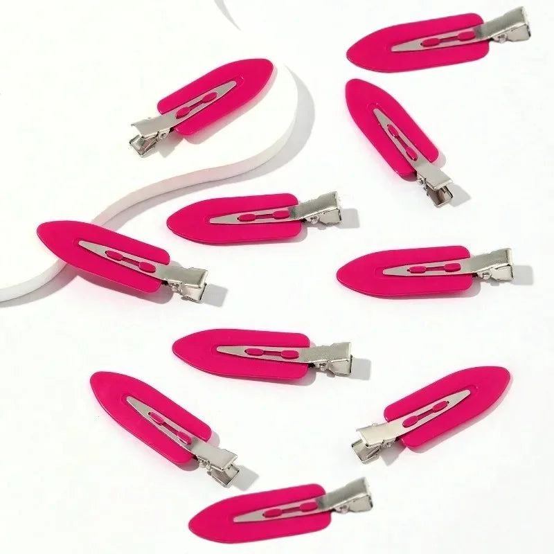 10er Set Nahtlose Haarclips – Kein Knick beim Styling oder Make-up