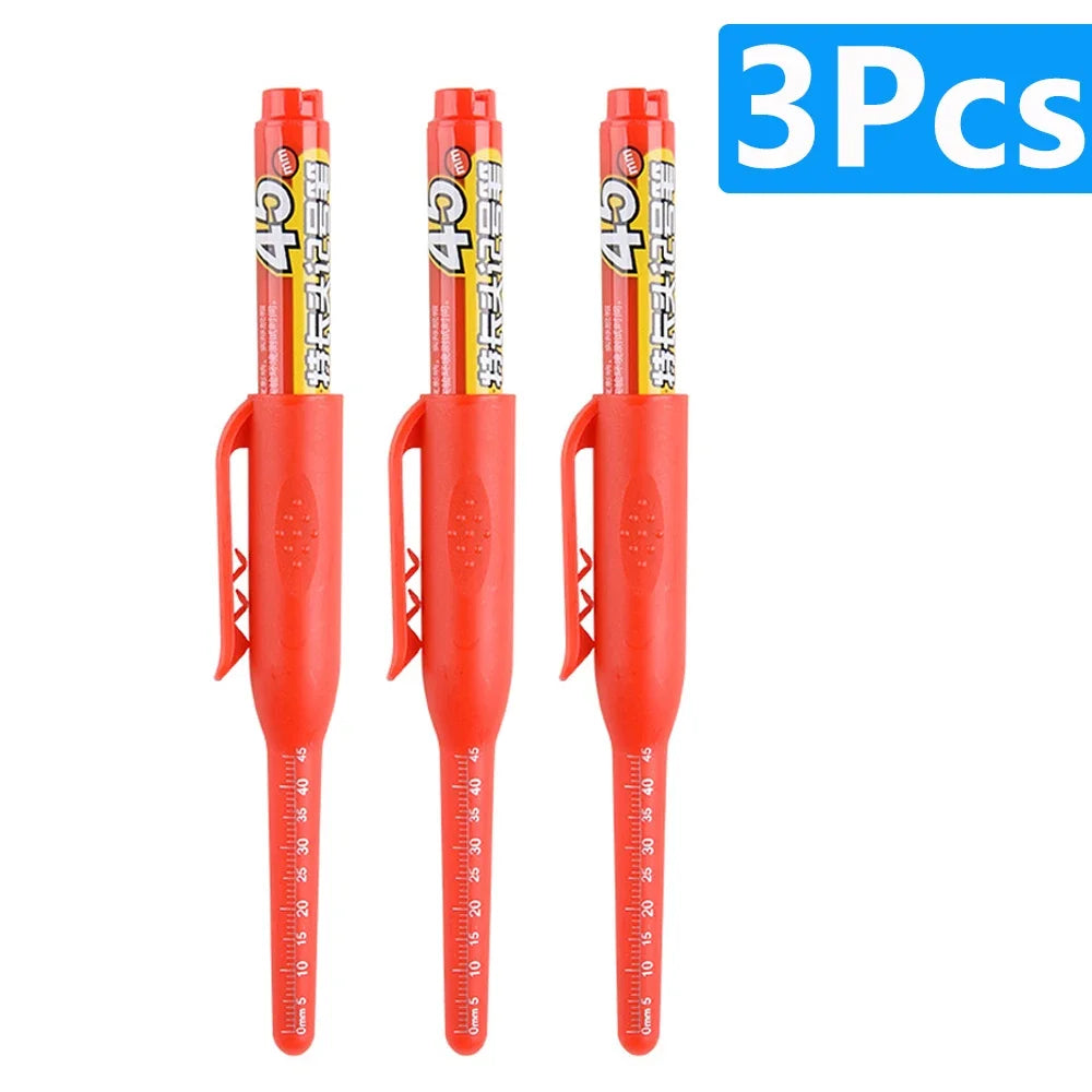 45mm Langspitze Tiefloch Marker – Wasserfester Stift für Holz, Fliesen, Metall