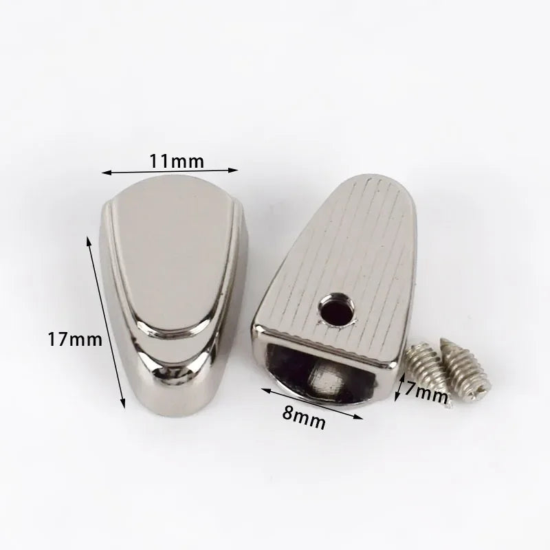 50 Metall Reissverschluss Stopper Clips DIY Zubehör für Taschen Kleidung