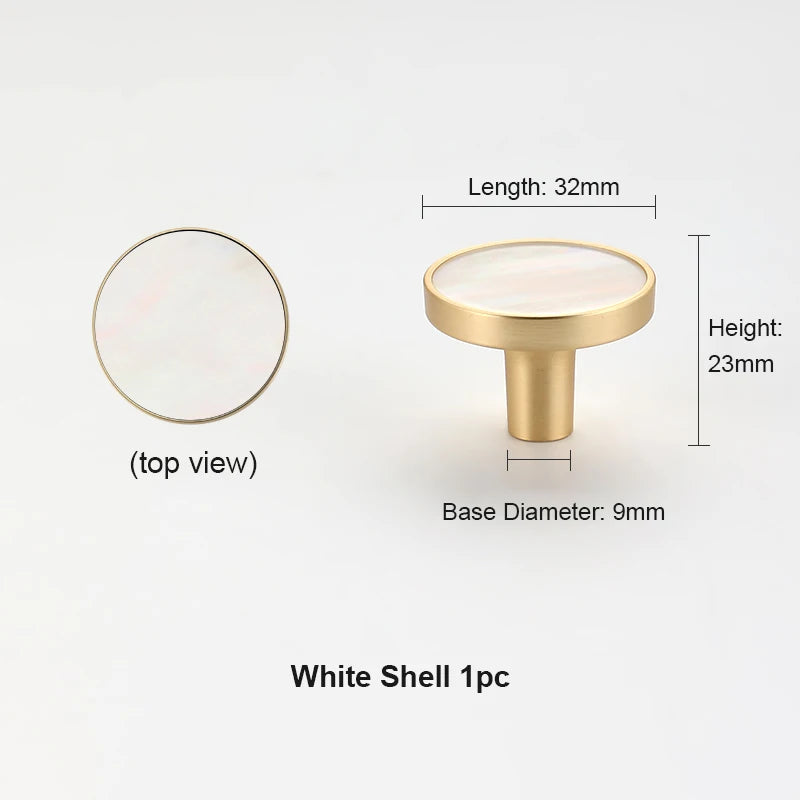 Zinklegierungs-Möbelgriff 50mm – moderner New Chinese Stil, Einzelloch