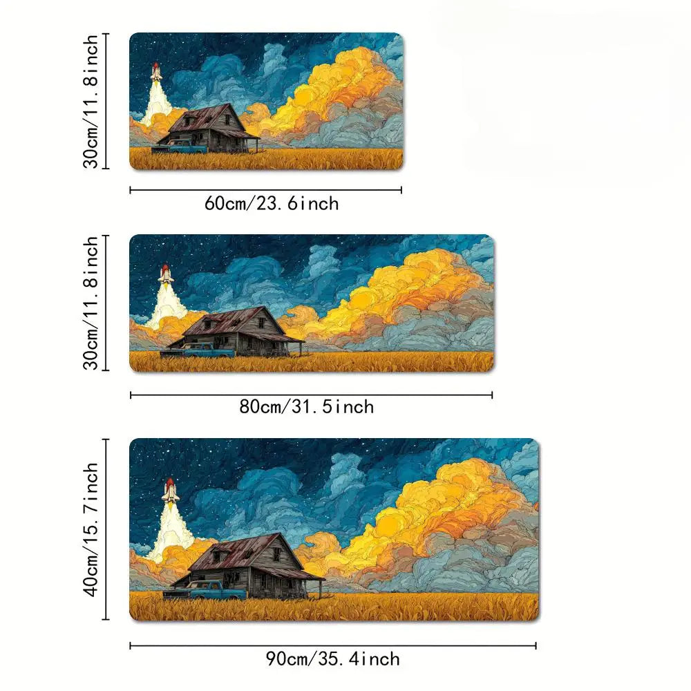 Großes Mauspad für präzises Arbeiten und Gaming mit Komfort