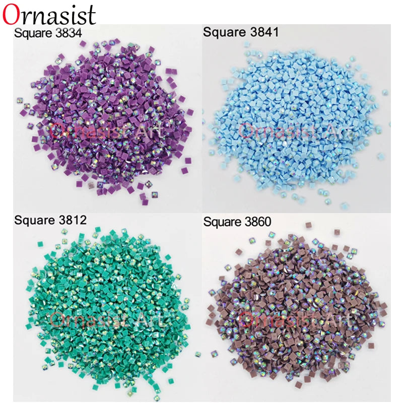 Quadratische Diamantsteine für kreative Diamantmalerei