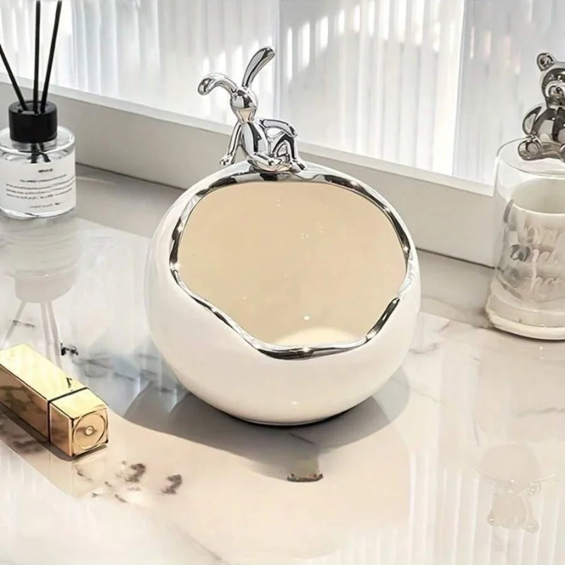 Dekorative Keramik Aufbewahrungsschale für Schlüssel und Schmuck