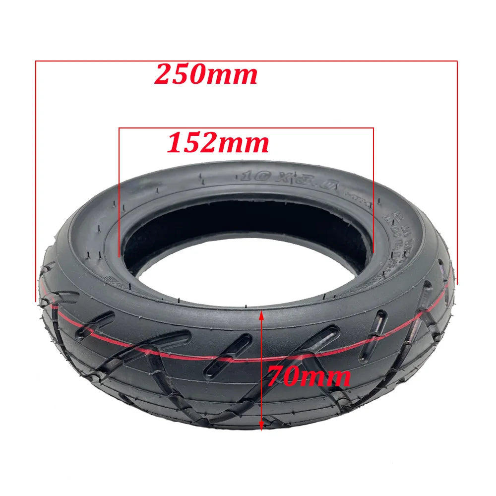 Robuster 10x3.0 Gummi-Pneureifen mit Butyl-Innenrohr für E-Roller