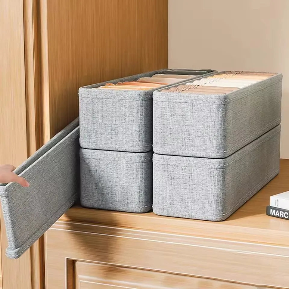 Schubladen Kleiderschrank Organizer 1 2 4 Stück Polyester 33x11x11cm