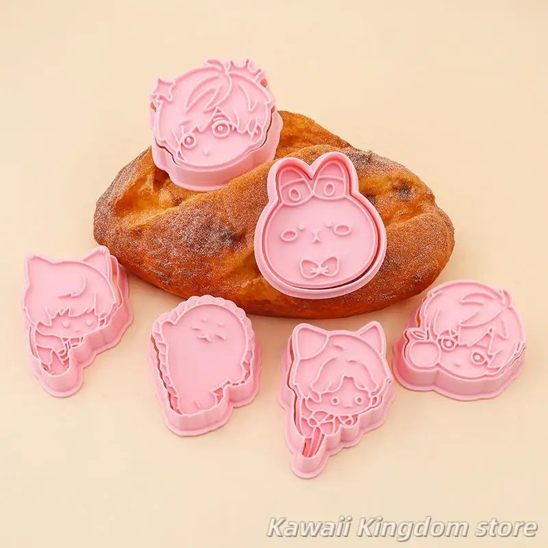 Keksform mit Anime Rändelwerkzeug für kreative Kekse