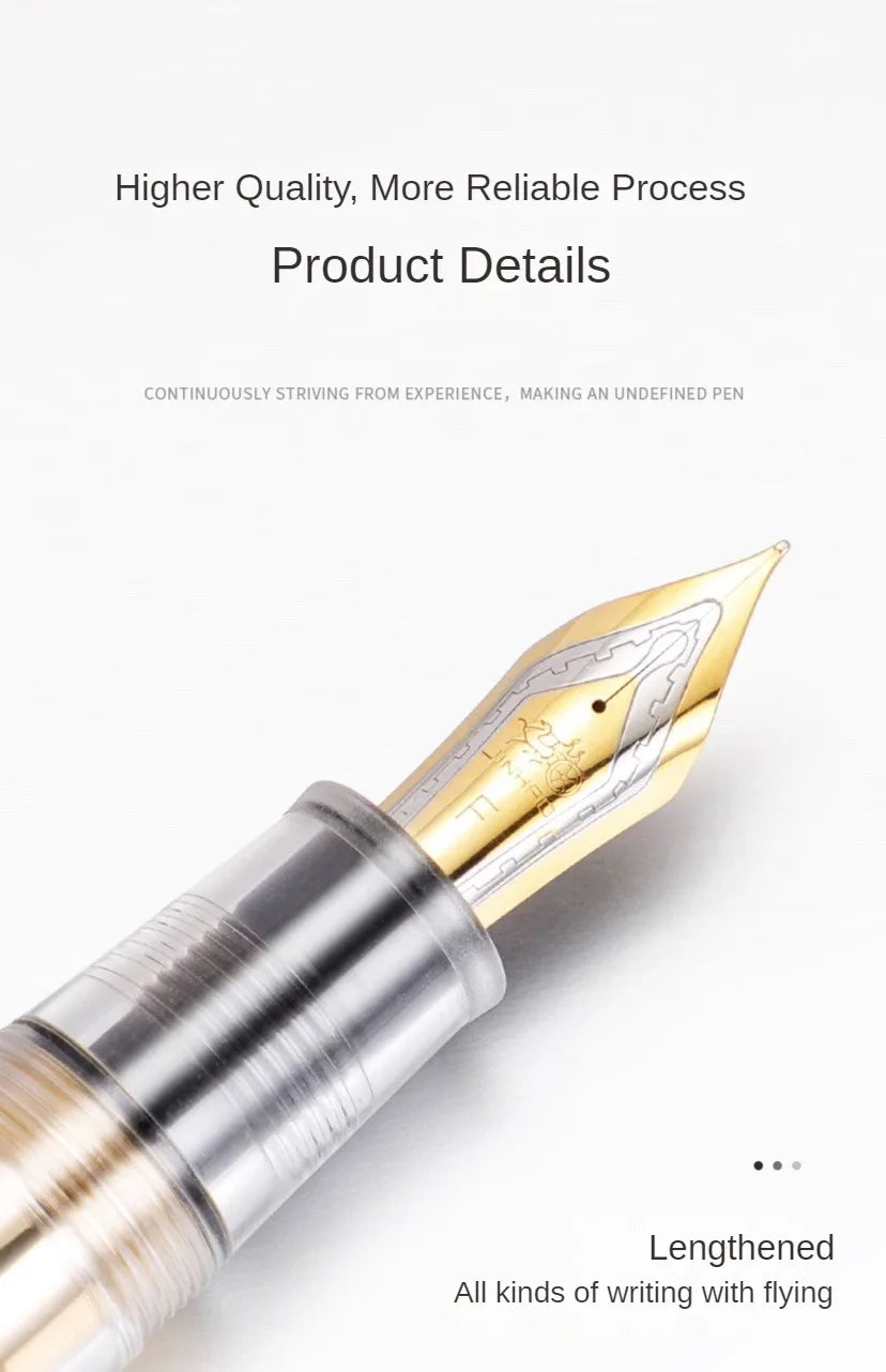 JinHao 9019 Füllfederhalter Transparent Acryl 40 MM Iridium Feder-Yabubest - Home & More