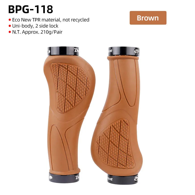 Ergonomische MTB Fahrradgriffe Schwarz-Grau, Profi Grip - Komfort, 1 Paar