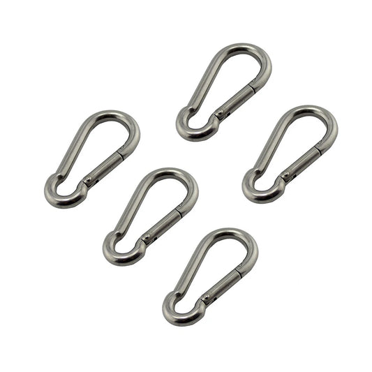 Edelstahl Karabinerhaken 304 in 50 60 70 80 mm für Outdoor und Camping
