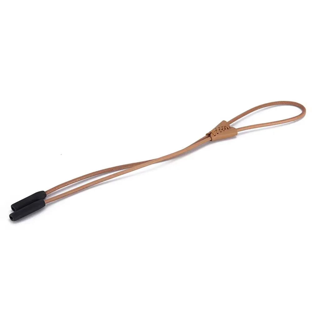 Einstellbarer Leder Brillenhalter Seil Sonnenbrille Kette Unisex