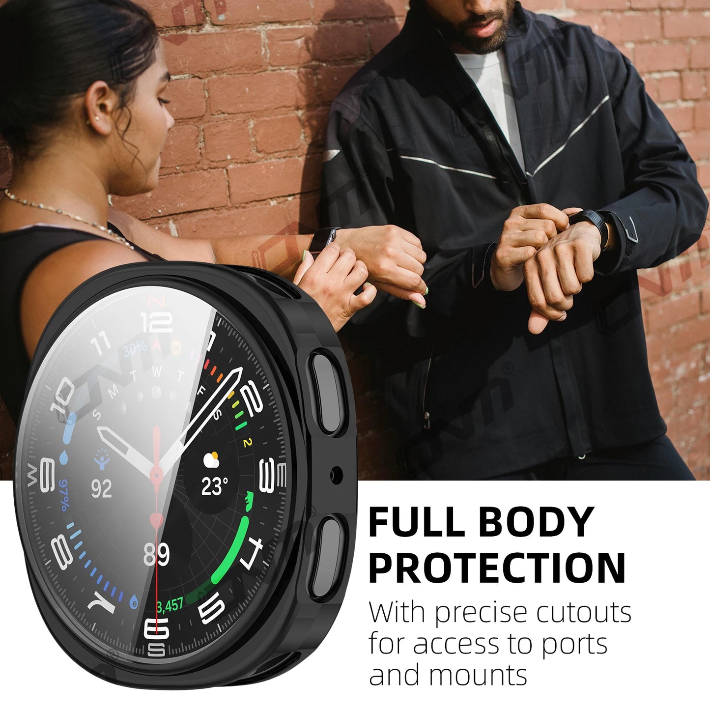 Flexible TPU Schutzhülle mit Rundumschutz für Galaxy Watch 40/44 mm