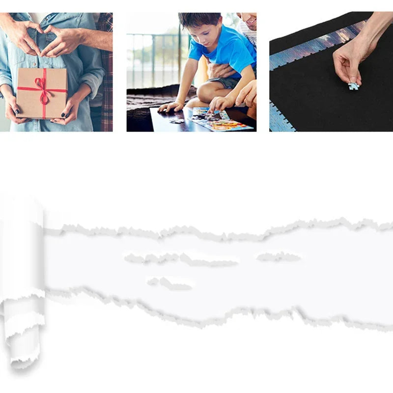Puzzle-Rollmatte für 1500–3000 Teile | Filz-Aufbewahrung mit Tasche-Yabubest - Home & More