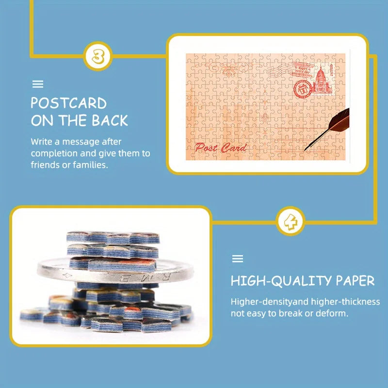 150 Teiliges Mini Reagenzglas Puzzle Der Kuss Gustav Klimt Lernspiel-Yabubest - Home & More