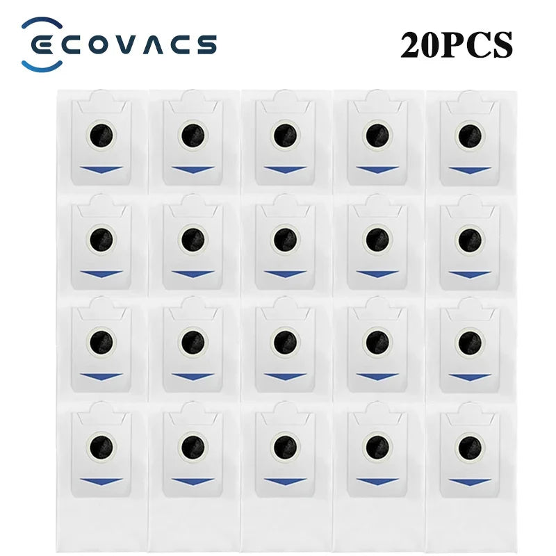 ECOVACS X5 OMNI Ersatzteile Set: Staubbeutel, Bürsten, Filter, Mopp