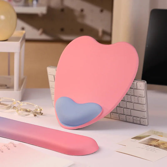 Ergonomische Handgelenkauflage aus Memory-Schaum für Tastatur und Maus