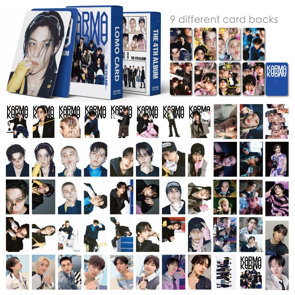 Fotokartenalbum mit Lomo Karten Sammelbuch für KPOP Fans Geschenk