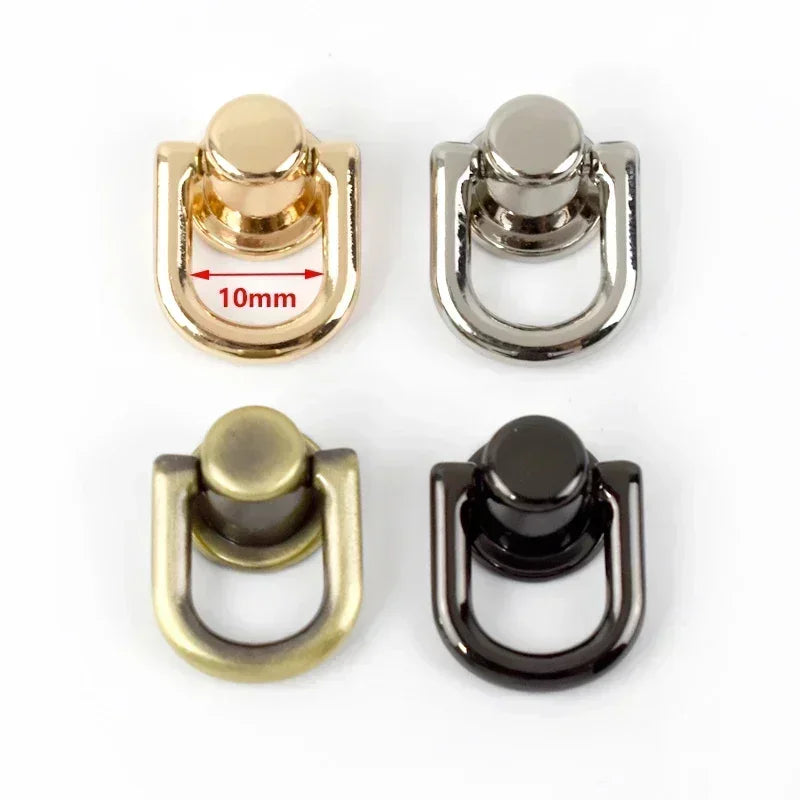 5er Set Metall Clip Schnallen fuer Handtaschen und DIY Riemen