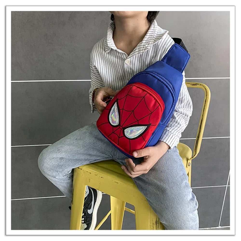 Kinder Schultertasche Cartoon Motiv Spinne Leichte Crossbody Tasche