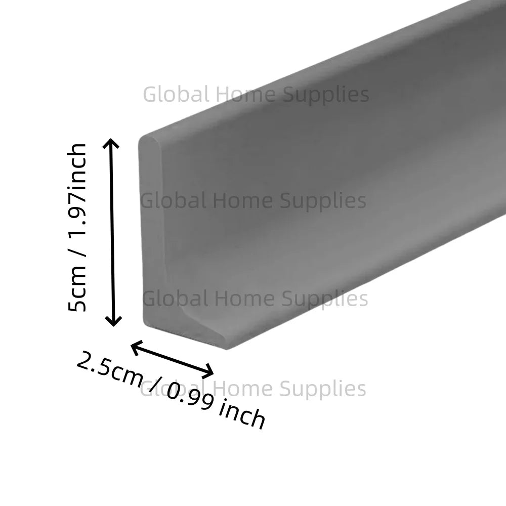 Flexible Duschschwelle für Badezimmer | Wasserschutz & Trennung