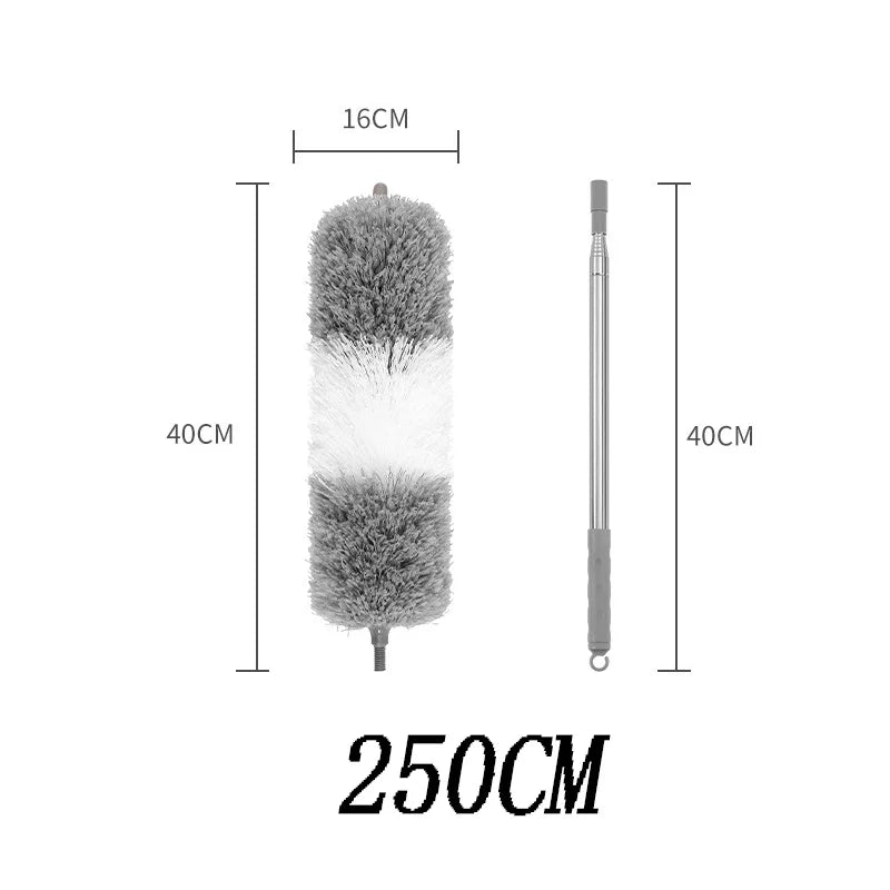 Mikrofaser Staubwedel Ausziehbar für Auto Möbel Reinigung Lücke