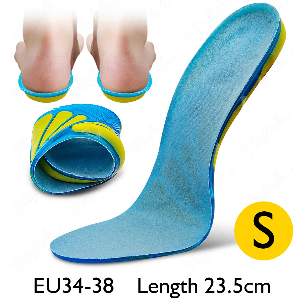 Silikon Gel Einlegesohlen für Sport und Fußschmerzen mit Dämpfung