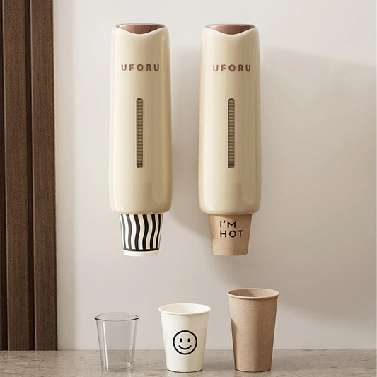 Wandmontierter Einweg Becherabzieher für Haushalt und Wasserspender