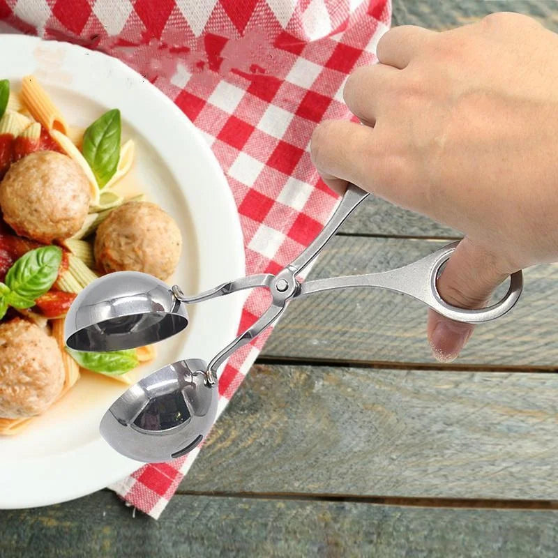 Antihafte Edelstahl-Bällchenformer in 3 Größen – Perfekte Fleisch- und Reisbällchen schnell