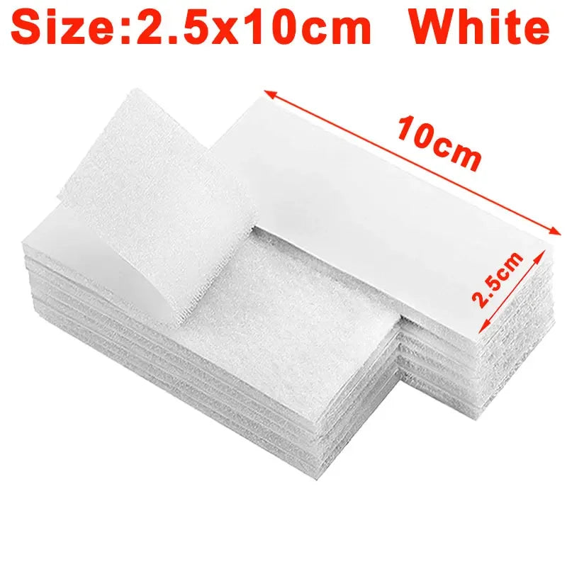 Starke selbstklebende Klettbandstreifen für festen Halt und Ordnung