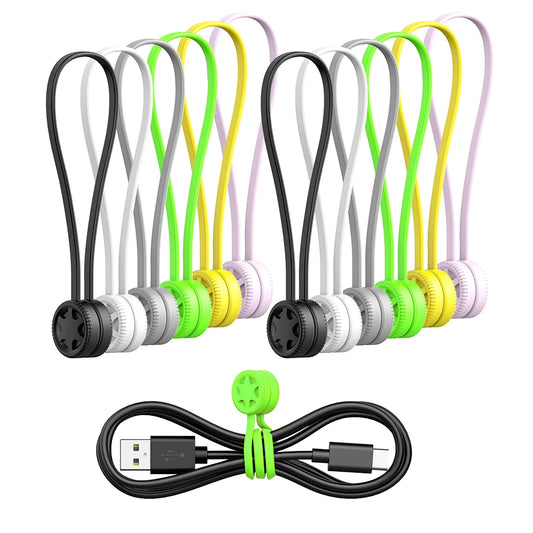 Magnetische Silikon Kabelbinder für vielseitige Ordnung und Halt