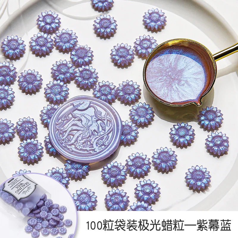 100 Schillernde Siegelwachs Perlen für stilvolle DIY Projekte