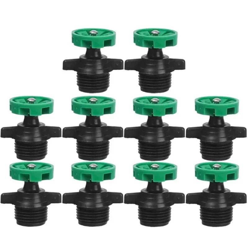 Automatische 360° Rotationsdüse für Gartenbewässerung, Kunststoff, 1-10 Stück